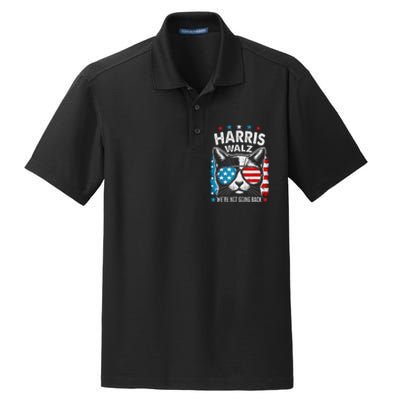 Harris Waltz 2024 Election Harris Waltz WeRe Not Going Back Dry Zone Grid Polo