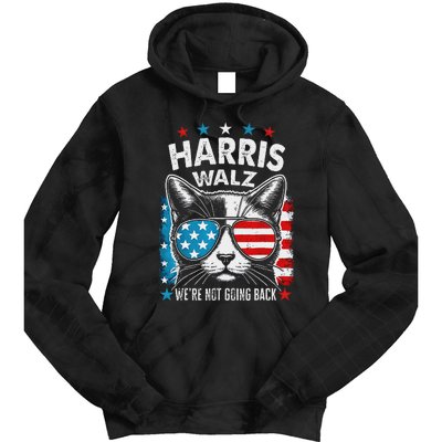 Harris Waltz 2024 Election Harris Waltz WeRe Not Going Back Tie Dye Hoodie