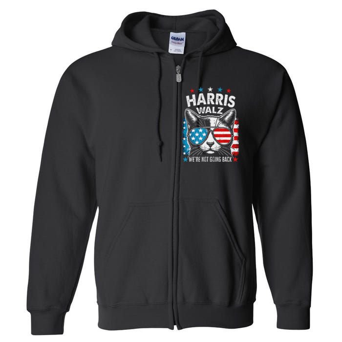 Harris Waltz 2024 Election Harris Waltz WeRe Not Going Back Full Zip Hoodie