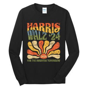 Harris Waltz 2024 Election Kamala Harris Tim Waltz 2024 Tall Long Sleeve T-Shirt