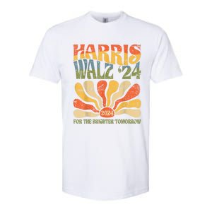 Harris Waltz 2024 Election Kamala Harris Tim Waltz 2024 Softstyle CVC T-Shirt