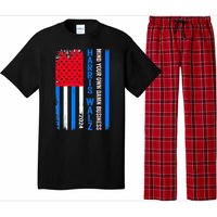 Harris Walz 2024 Mind Your Own Damn Business Pajama Set