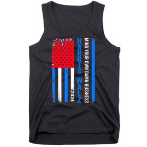 Harris Walz 2024 Mind Your Own Damn Business Tank Top