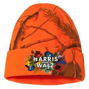 Harris Walz 2024 Floral Feminine Women Harris Waltz 2024 Gift Kati Licensed 12" Camo Beanie