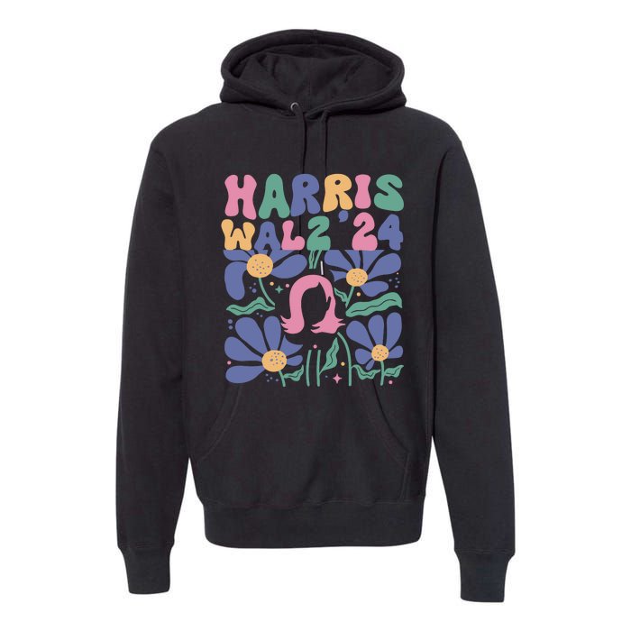 Harris Walz 24 Premium Hoodie