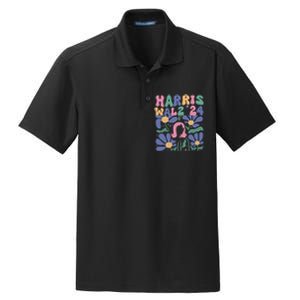 Harris Walz 24 Dry Zone Grid Polo