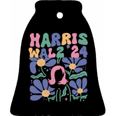 Harris Walz 24 Ceramic Bell Ornament