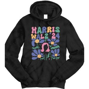 Harris Walz 24 Tie Dye Hoodie