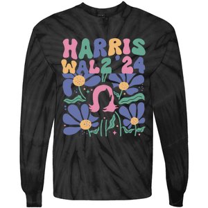 Harris Walz 24 Tie-Dye Long Sleeve Shirt