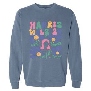 Harris Walz 24 Garment-Dyed Sweatshirt