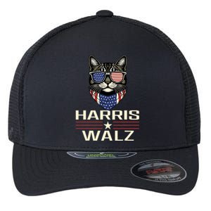 Harris Walz 2024 Childless Cat Lady Democratic Vp President Flexfit Unipanel Trucker Cap