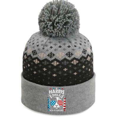 Harris Waltz 2024 Election Harris Waltz WeRe Not Going Back Gift The Baniff Cuffed Pom Beanie