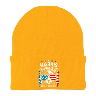 Harris Waltz 2024 Election Harris Waltz WeRe Not Going Back Gift Knit Cap Winter Beanie