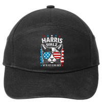 Harris Waltz 2024 Election Harris Waltz WeRe Not Going Back Gift 7-Panel Snapback Hat