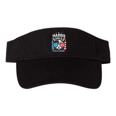 Harris Waltz 2024 Election Harris Waltz WeRe Not Going Back Gift Valucap Bio-Washed Visor