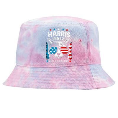 Harris Waltz 2024 Election Harris Waltz WeRe Not Going Back Gift Tie-Dyed Bucket Hat