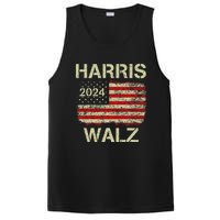 Harris Walz 2024 Kamala Harris 2024 Tim Walz 2024 Usa Flag Gift PosiCharge Competitor Tank