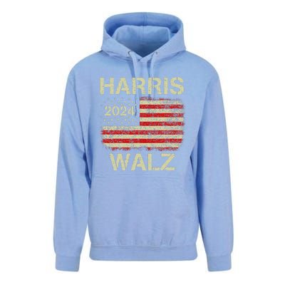 Harris Walz 2024 Kamala Harris 2024 Tim Walz 2024 Usa Flag Gift Unisex Surf Hoodie