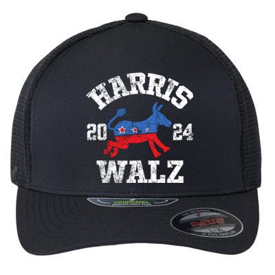 Harris Waltz 2024 Election Kamala Harris Tim Waltz 2024 Flexfit Unipanel Trucker Cap