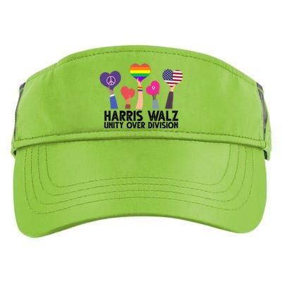 Harris Waltz 2024 Unity Over Division Lgbtq Equality Adult Drive Performance Visor