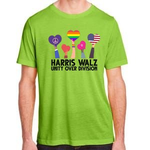 Harris Waltz 2024 Unity Over Division Lgbtq Equality Adult ChromaSoft Performance T-Shirt