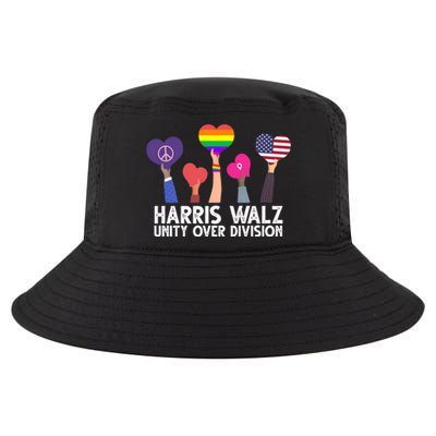 Harris Waltz 2024 Unity Over Division Lgbtq Equality Cool Comfort Performance Bucket Hat