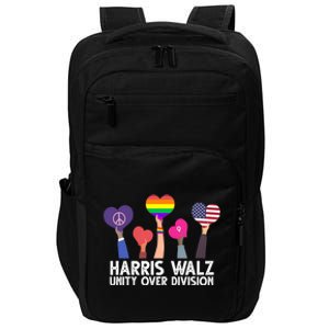 Harris Waltz 2024 Unity Over Division Lgbtq Equality Impact Tech Backpack