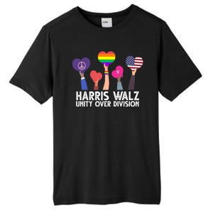 Harris Waltz 2024 Unity Over Division Lgbtq Equality Tall Fusion ChromaSoft Performance T-Shirt