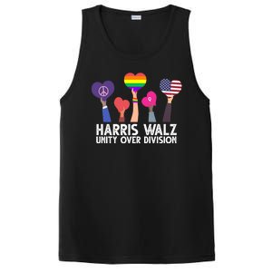 Harris Waltz 2024 Unity Over Division Lgbtq Equality PosiCharge Competitor Tank