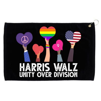 Harris Waltz 2024 Unity Over Division Lgbtq Equality Grommeted Golf Towel