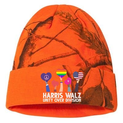 Harris Waltz 2024 Unity Over Division Lgbtq Equality Kati Licensed 12" Camo Beanie