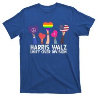 Harris Waltz 2024 Unity Over Division Lgbtq Equality T-Shirt