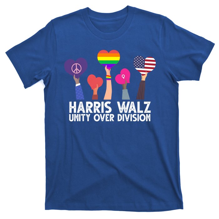 Harris Waltz 2024 Unity Over Division Lgbtq Equality T-Shirt