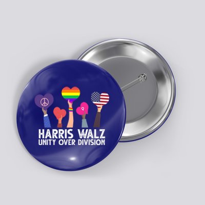 Harris Waltz 2024 Unity Over Division Lgbtq Equality Button