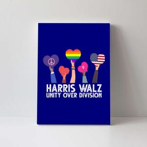 Harris Waltz 2024 Unity Over Division Lgbtq Equality Canvas