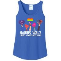 Harris Waltz 2024 Unity Over Division Lgbtq Equality Ladies Essential Tank