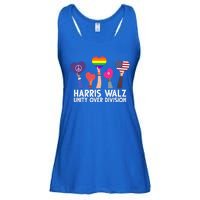 Harris Waltz 2024 Unity Over Division Lgbtq Equality Ladies Essential Flowy Tank