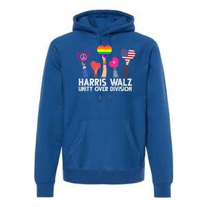 Harris Waltz 2024 Unity Over Division Lgbtq Equality Premium Hoodie