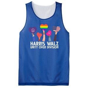 Harris Waltz 2024 Unity Over Division Lgbtq Equality Mesh Reversible Basketball Jersey Tank