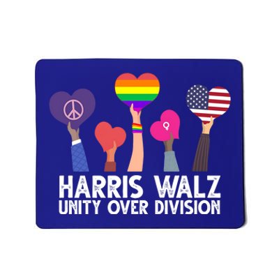 Harris Waltz 2024 Unity Over Division Lgbtq Equality Mousepad