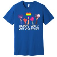 Harris Waltz 2024 Unity Over Division Lgbtq Equality Premium T-Shirt