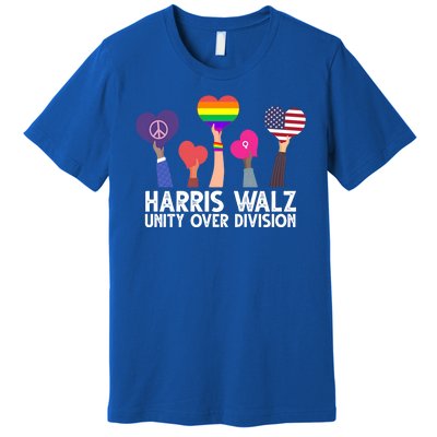 Harris Waltz 2024 Unity Over Division Lgbtq Equality Premium T-Shirt