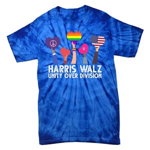 Harris Waltz 2024 Unity Over Division Lgbtq Equality Tie-Dye T-Shirt