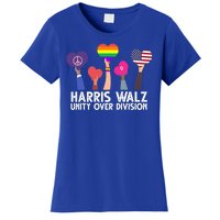 Harris Waltz 2024 Unity Over Division Lgbtq Equality Women's T-Shirt