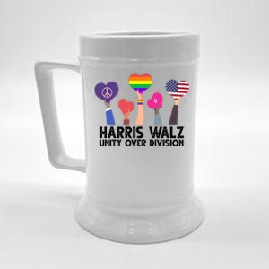 Harris Waltz 2024 Unity Over Division Lgbtq Equality Beer Stein