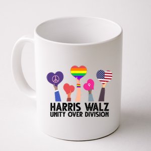 Harris Waltz 2024 Unity Over Division Lgbtq Equality Coffee Mug