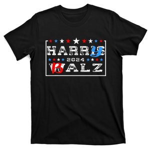 Harris Walz 24 Harry Balz 2024 Vote Democratics T-Shirt