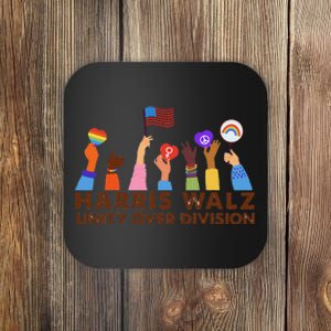 Harris Waltz 2024 Unity Over Division Gift Coaster