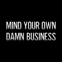 Harris Walz 2024 Mind Your Own Damn Business Flexfit Unipanel Trucker Cap