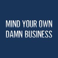 Harris Walz 2024 Mind Your Own Damn Business Drawstring Bag